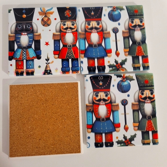 Hand designed Square coasters - Picture 4 of 4